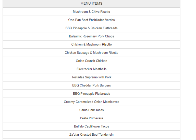 Hello Fresh Menu Prices Australia 2024 Restaurant Menu Prices Australia